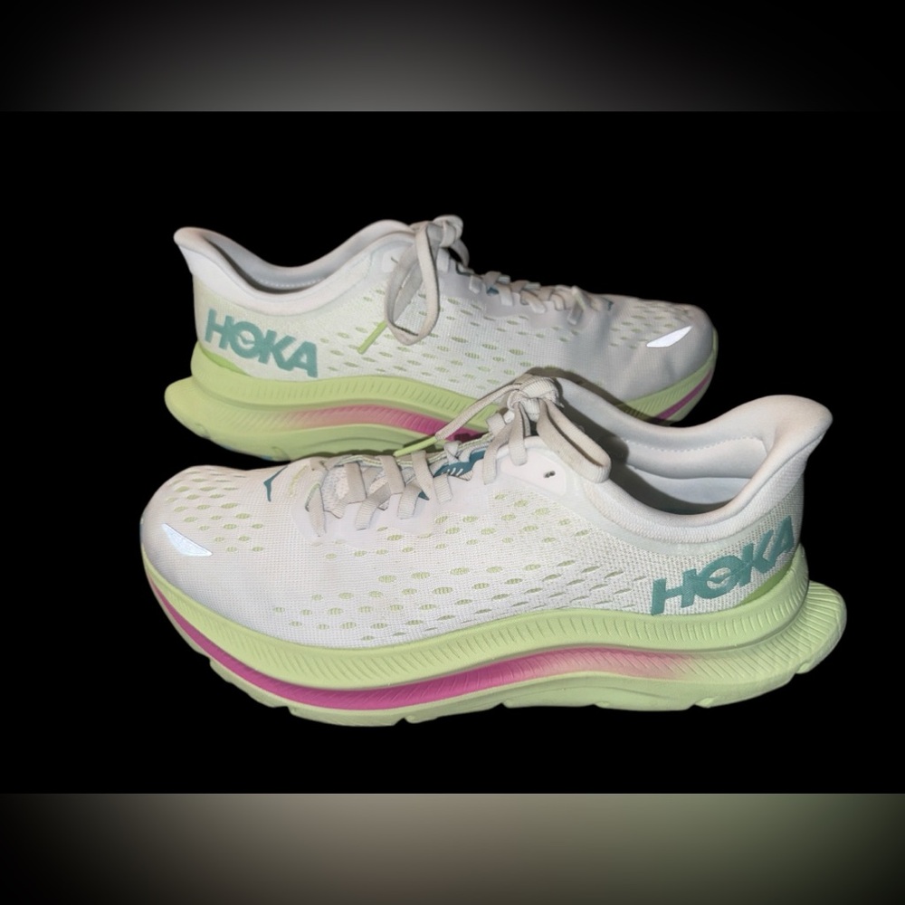 Hoka One Kawana Women's Size 10B Running Shoes Blanc Butterfly 1123164 Great Con